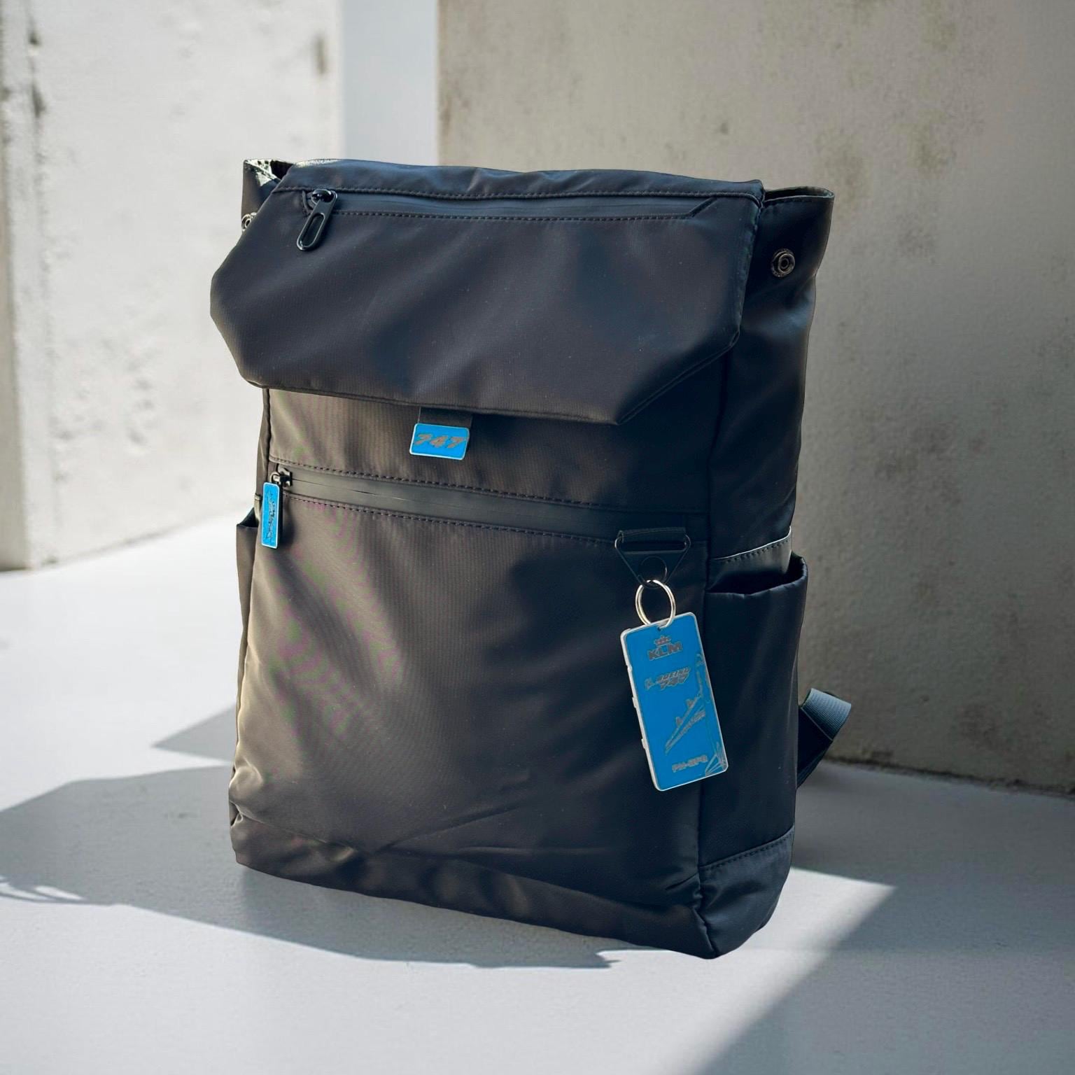 KLM Royal Dutch Airlines Boeing 747 Bag PH-BFG Fuselage Cut Backpack Traveller Luxury Jet setter enthusiast birthday gift nl Rucksack