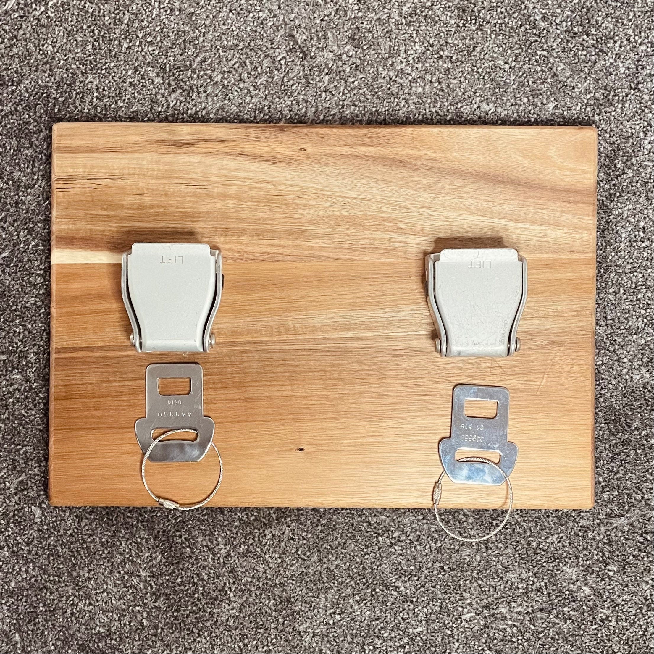 British Airways Airplane Aircraft Seatbelt Key Rack Holder Aviation Upcycle Gift Airbus