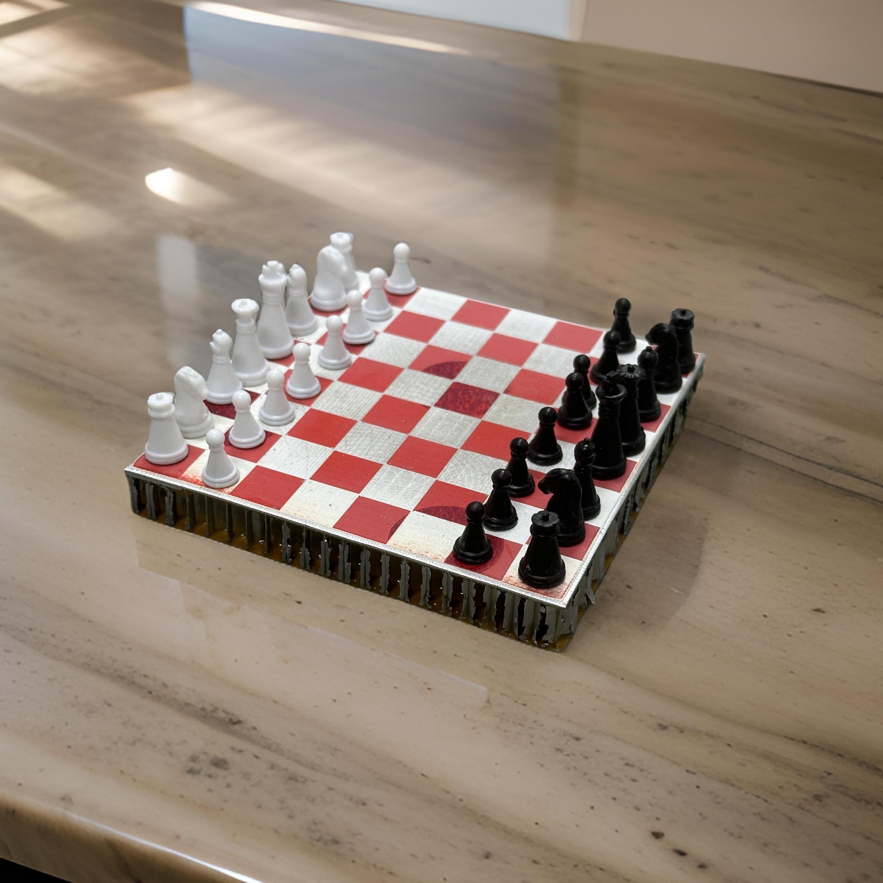 British Airways Boeing 747 Fuselage Cut Chess Board Set World’s First Collectible Airbus memorabilia Pilot gift engraved luxury hack travel