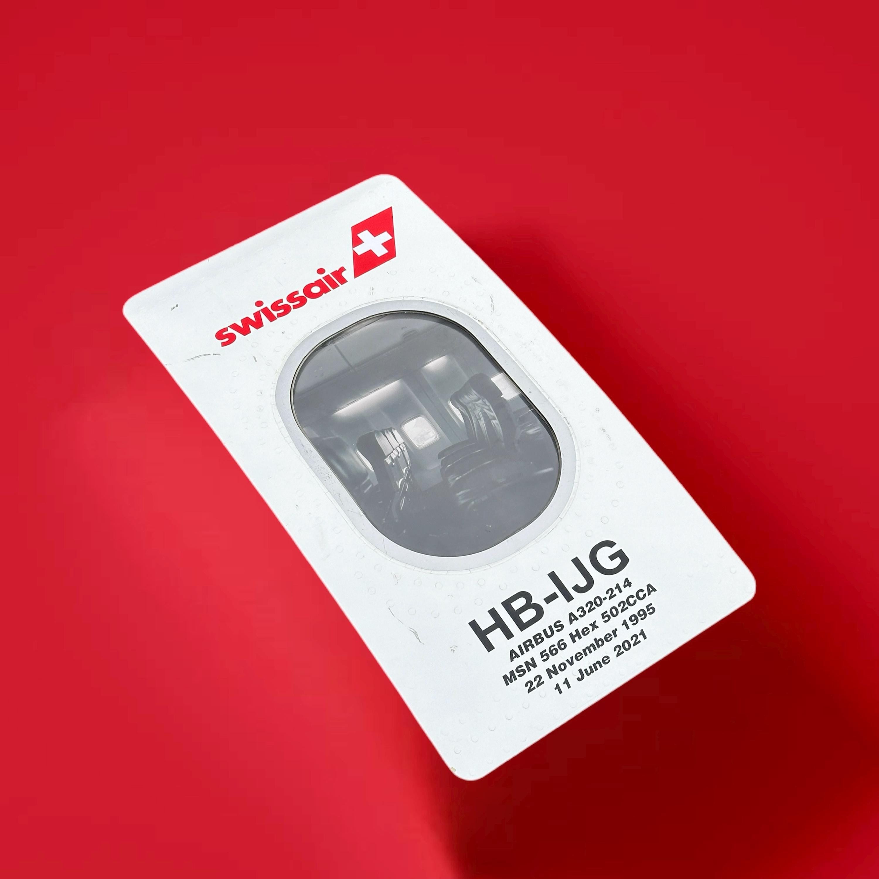 Swiss Airbus A320 Window fuselage Cut Airline Aviation Upcycle Boeing Gift Plane Aircraft Aviator Clock Alps View 4k Hb-IJG