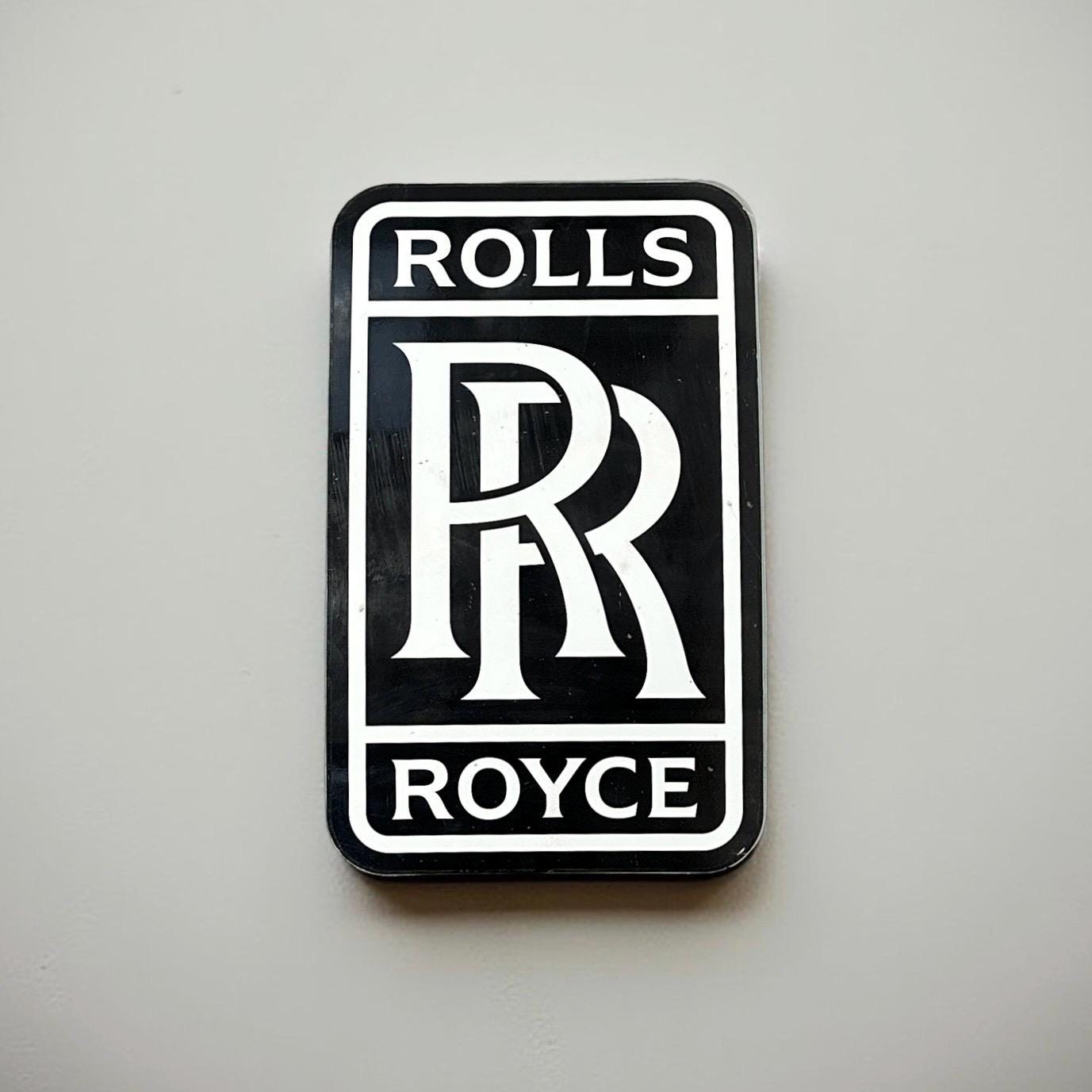Rolls Royce Jet Engine Logo Cut Out PAN AM British Airways Royal Air Force Airline Aviation Upcycle Boeing Plane Aviator