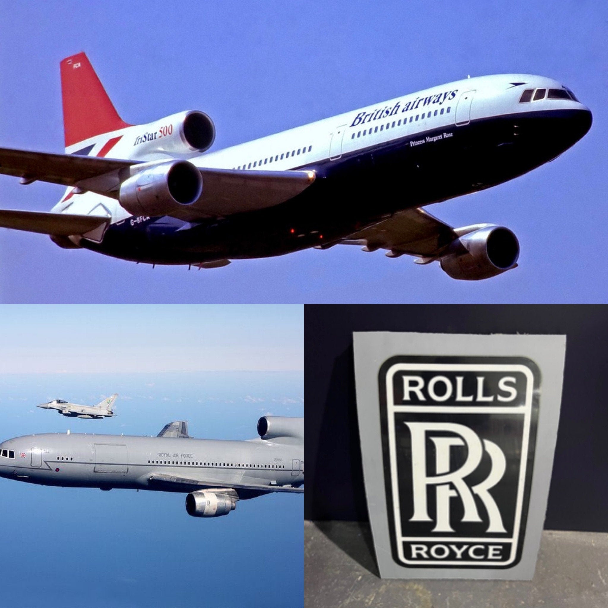 Rolls Royce Jet Engine Logo Cut Out PAN AM British Airways Royal Air Force Airline Aviation Upcycle Boeing Plane Aviator