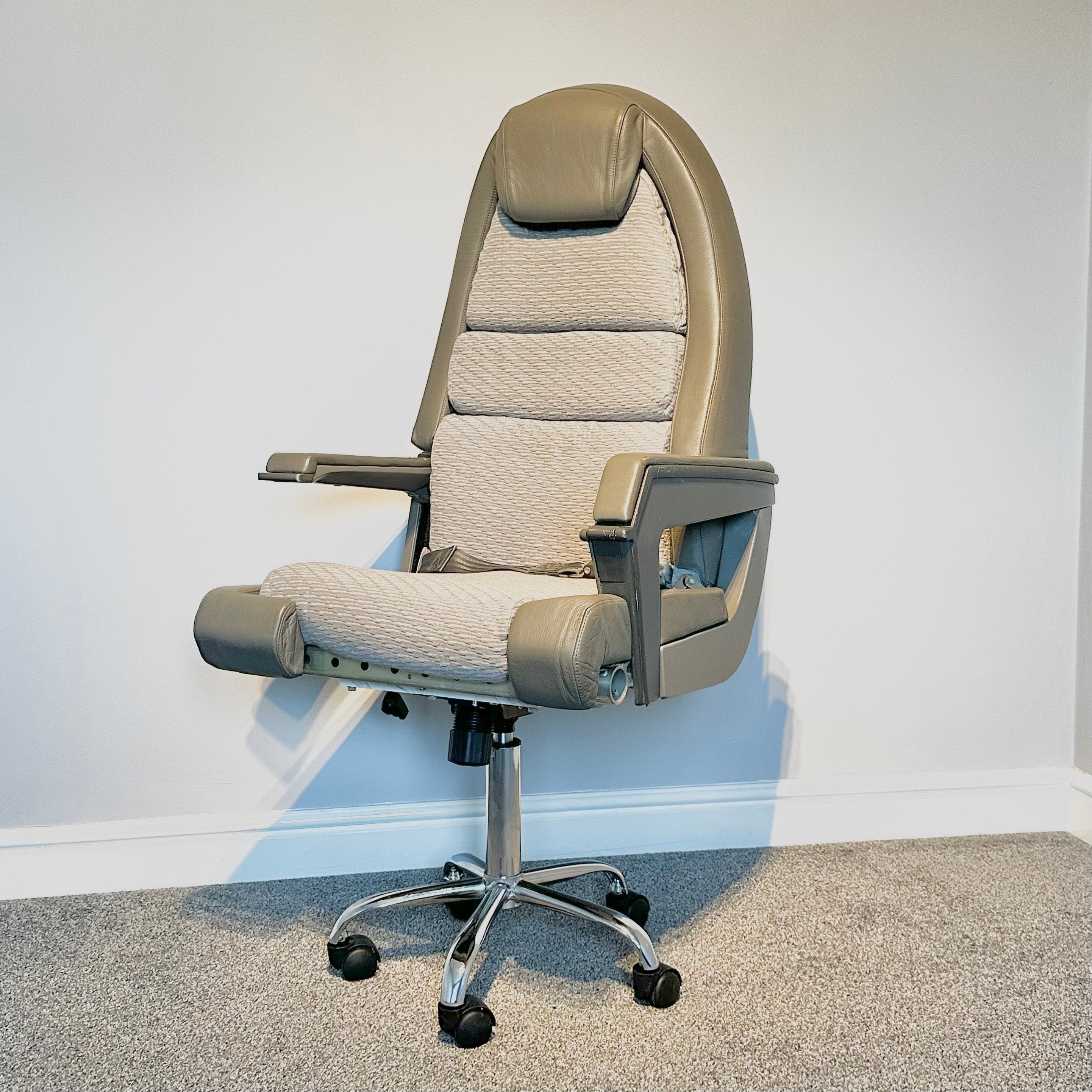 British Airways Concorde Upcycled Office Desk Chair G-BOAC Speedbird