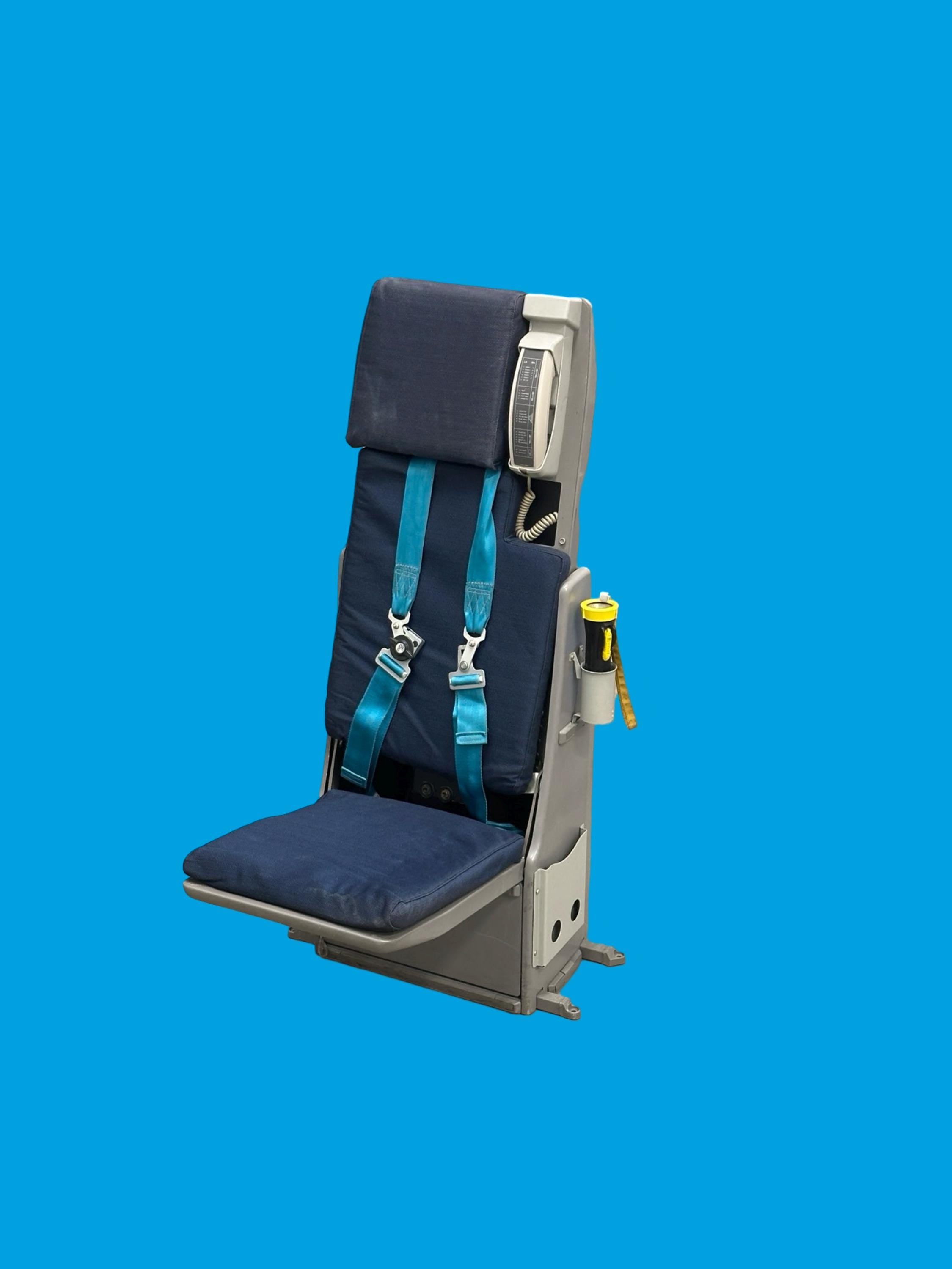 KLM Royal Dutch Airlines Boeing 747 PH-BFW Flight Attendant Crew Seat Pursor Host Hostess Collectible Memorabilia Gift Jumbo Jet 747-400