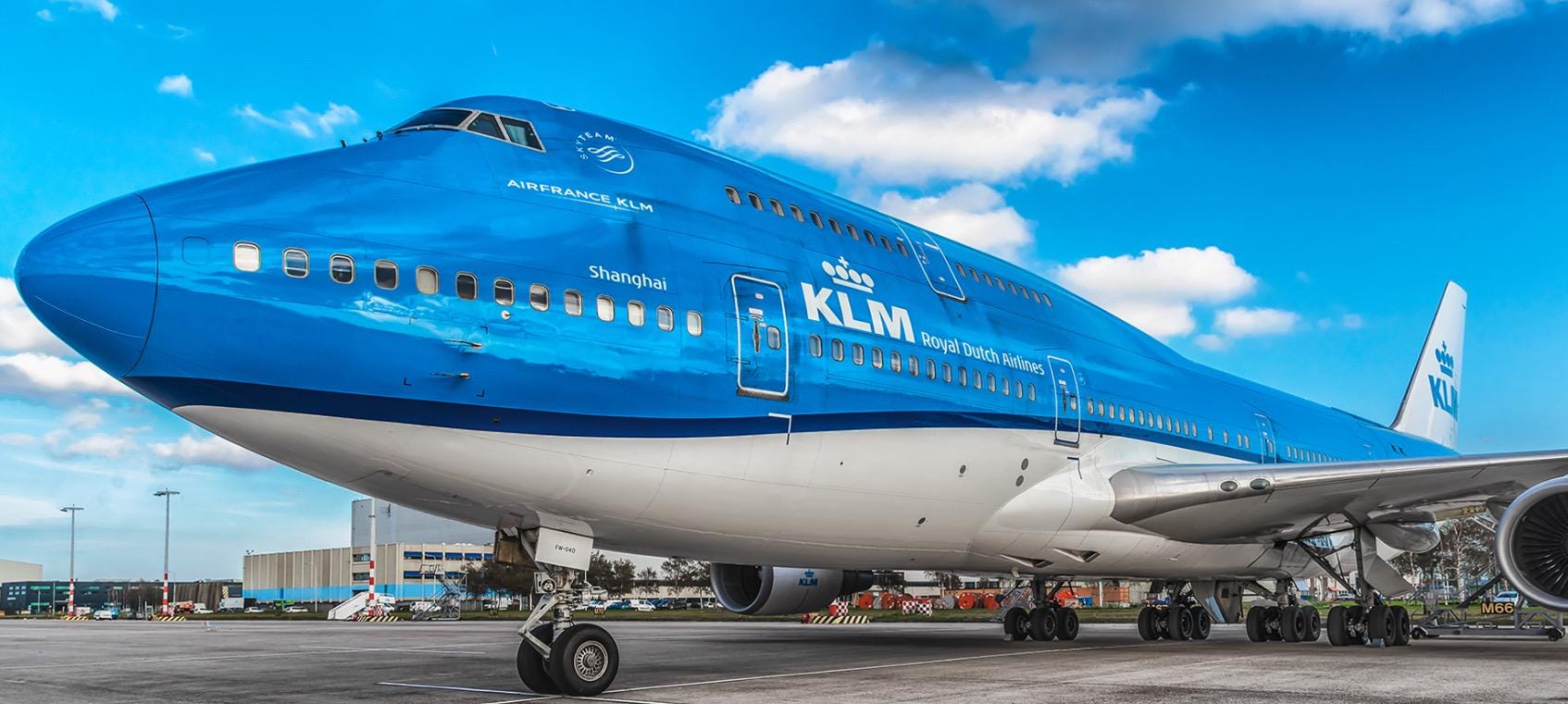 KLM Royal Dutch Airlines PH-BFG Boeing 747 Passport Holder Travel Organiser Fuselage Skin Upcycled Pilot Aviation Aviator Gift  Jayyviation