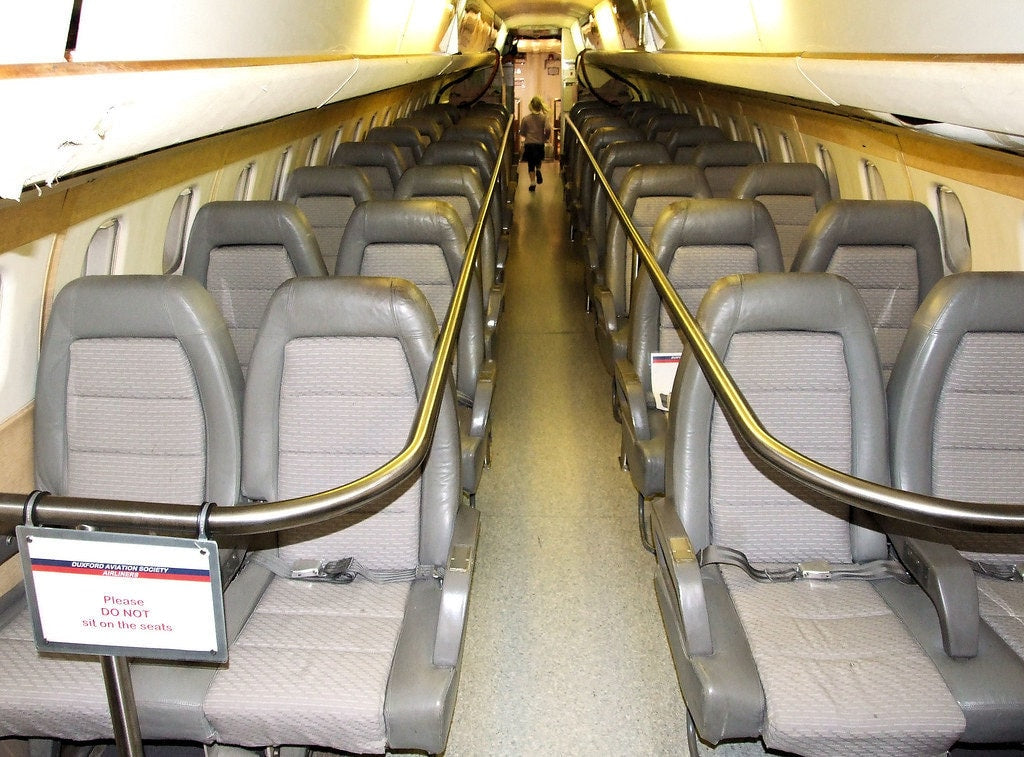 British Airways Concorde Double Leather Seat G-BOAA