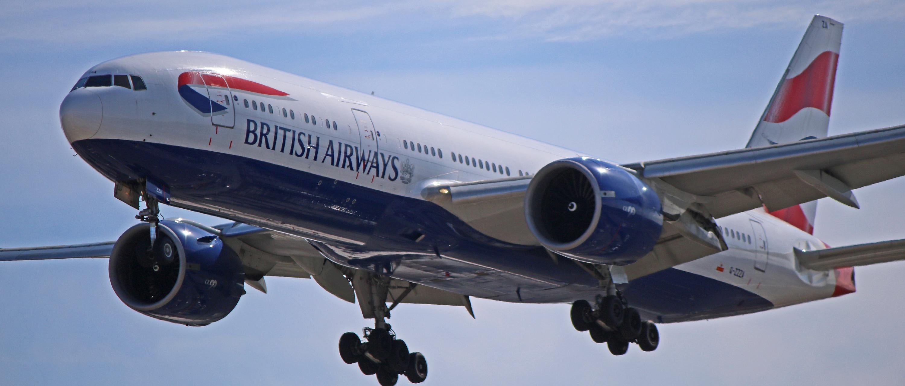 British Airways Boeing 777 G-ZZZC Fuselage Cut Engraved Keychain Key Ring Keyring  Retro aviation aviator pilot