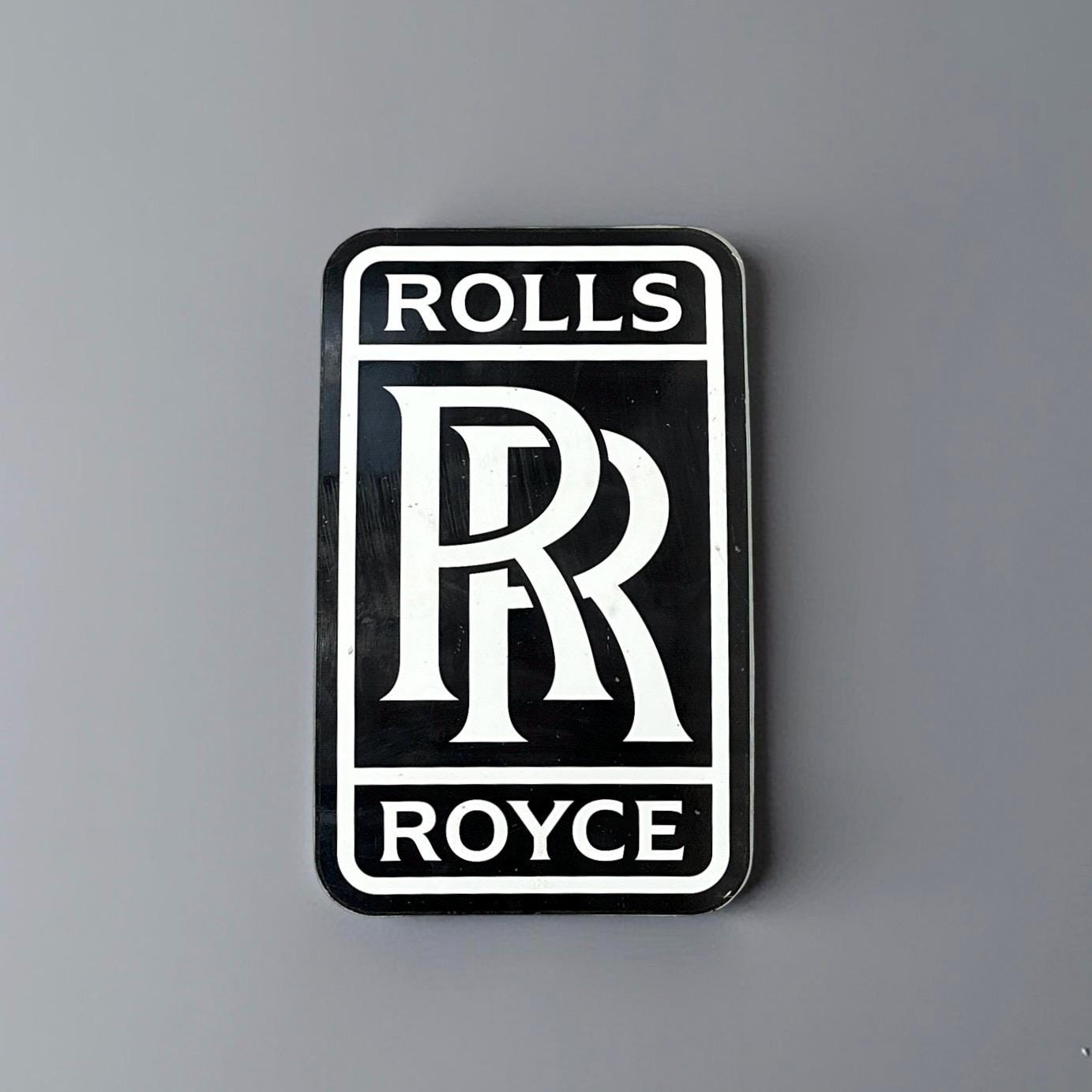 Rolls Royce Jet Engine Logo Cut Out PAN AM British Airways Royal Air Force Airline Aviation Upcycle Boeing Plane Aviator
