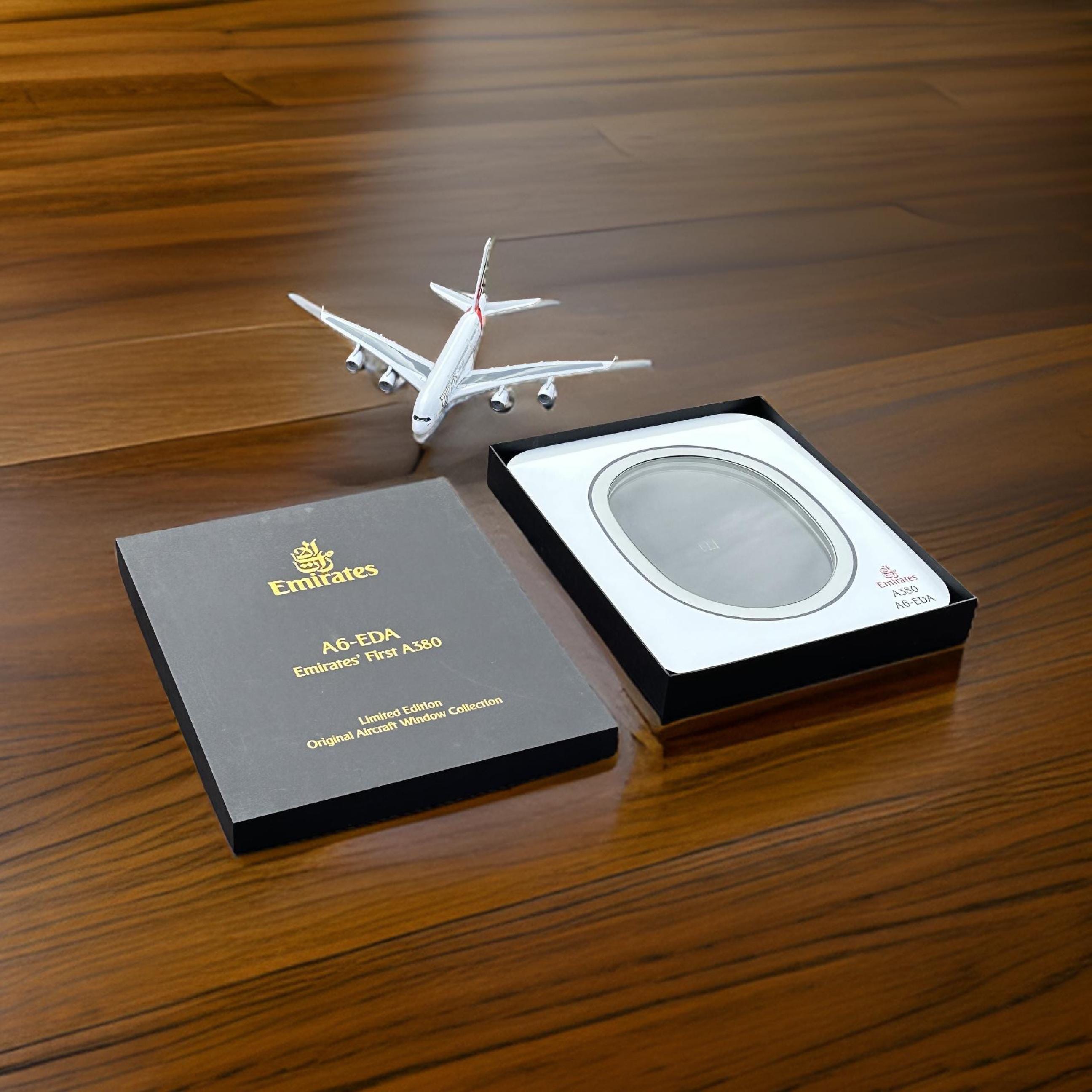Emirates Airbus A380 A6-EDA Window Blind Airline Aviation Upcycle Boeing Gift Plane Aircraft Aviator First A380-800 Business First