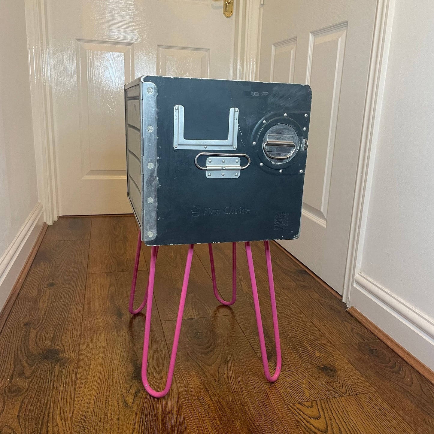 First Choice Airways Galley Box Airline Plane Box Atlas Storage Side Table Handmade Very Rare