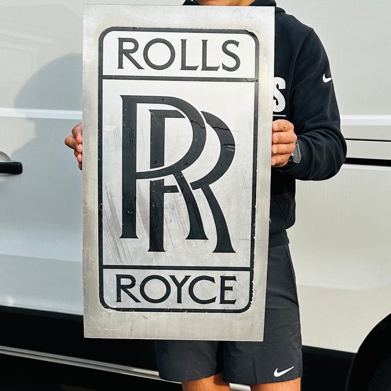 Rolls Royce Jet Engine Logo Cut Out PAN AM British Airways Royal Air Force Airline Aviation Upcycle Boeing Plane Aviator