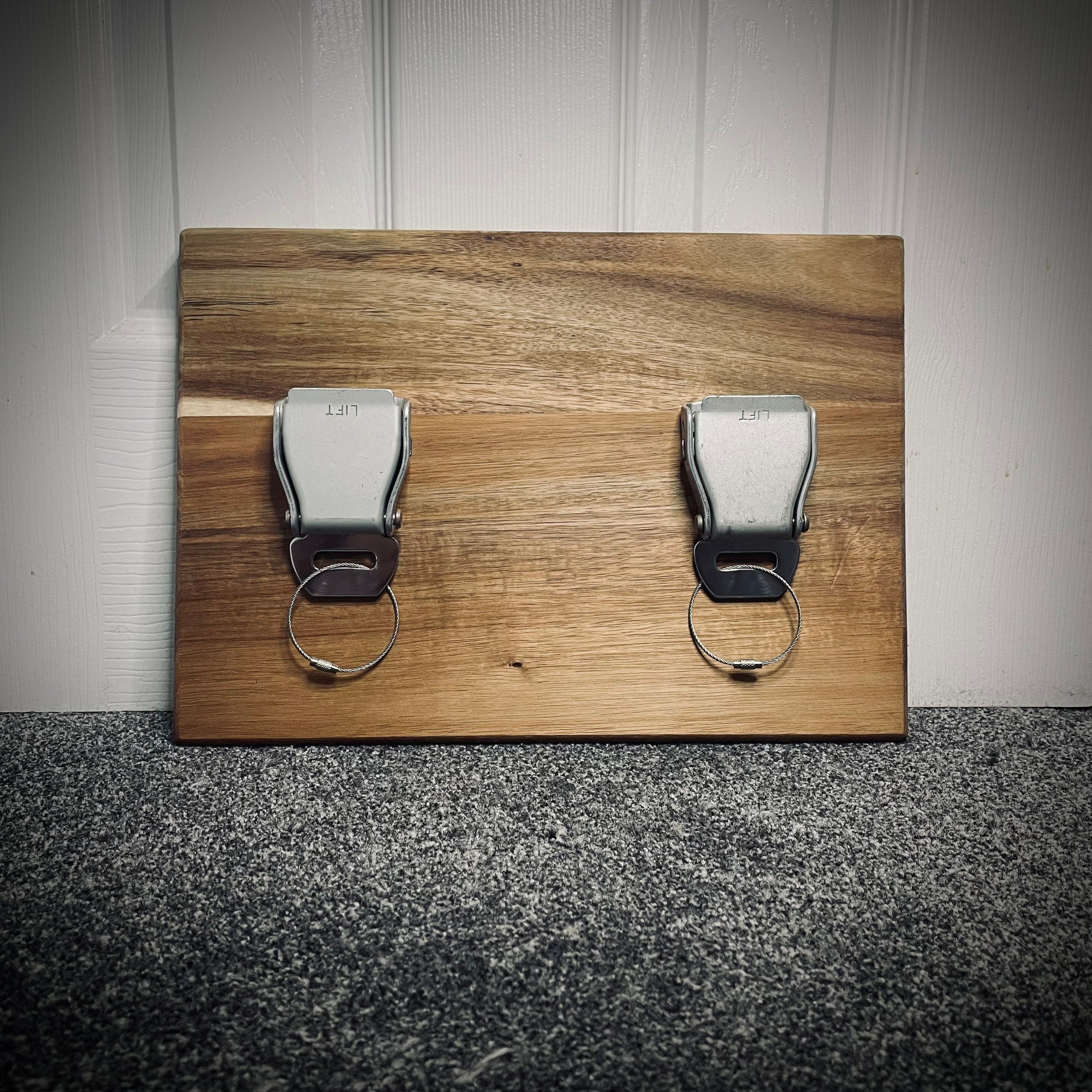 British Airways Airplane Aircraft Seatbelt Key Rack Holder Aviation Upcycle Gift Airbus