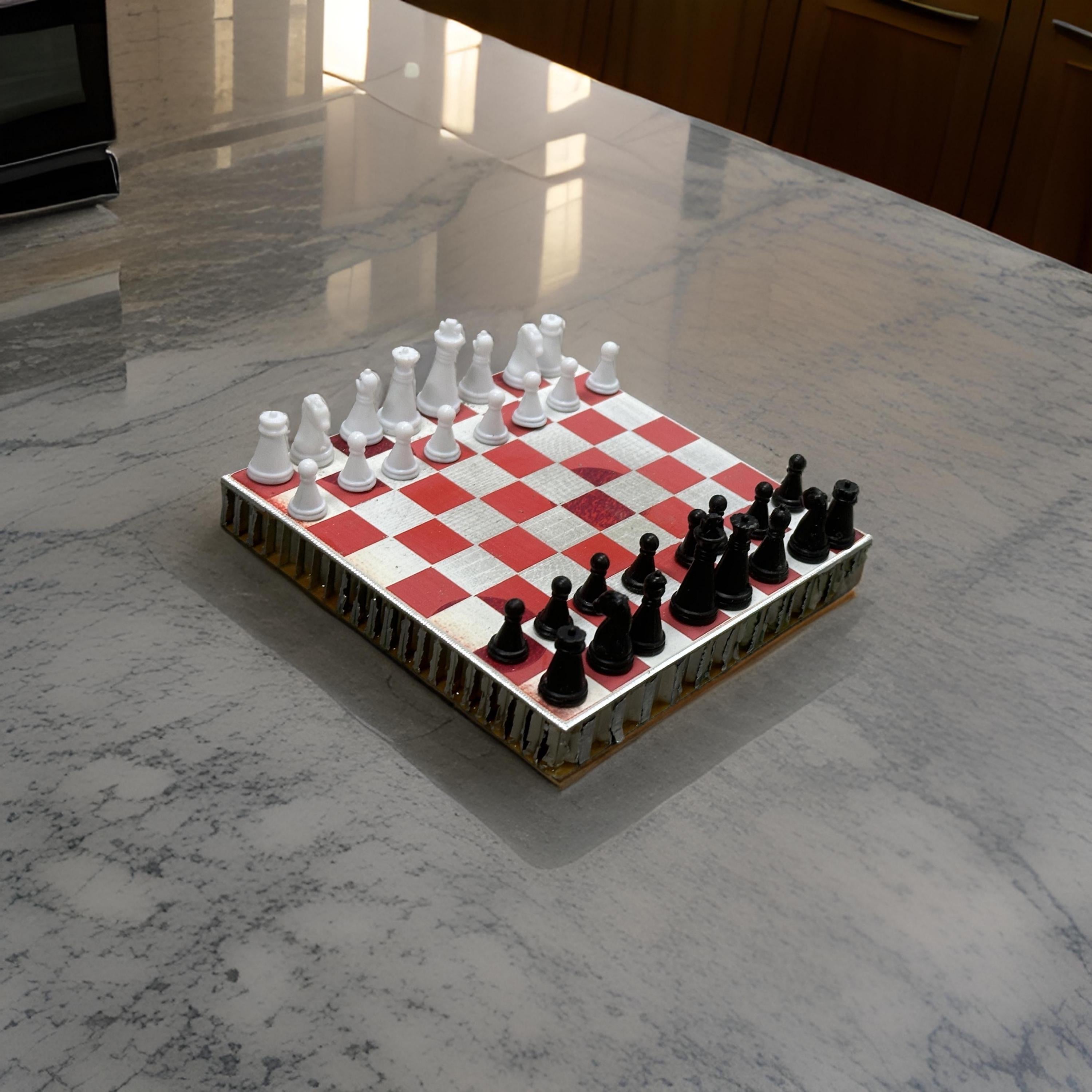 British Airways Boeing 747 Fuselage Cut Chess Board Set World’s First Collectible Airbus memorabilia Pilot gift engraved luxury hack travel