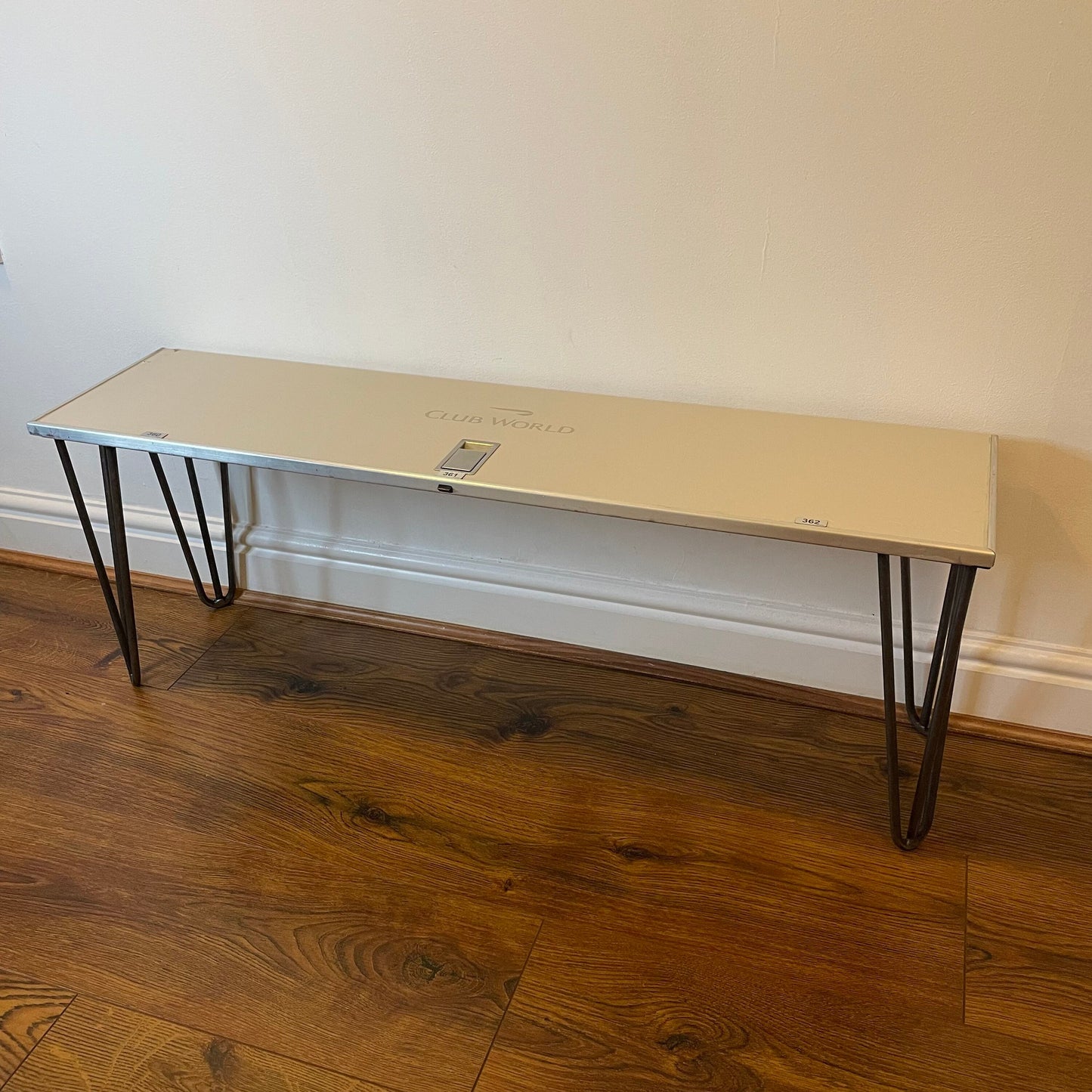 British Airways 747 G-CIVK Gallery Door Table Galley Club World Oneworld Aviation Man cave Aircraft Upcycle Gift oneworld speedbird airbus