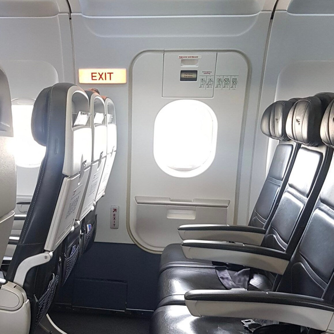 Airbus A320 Overwing Emergency Exit Door  A319 A321 Internal Panelling Wall Decor Art Office Home British Airways Easyjet OWE Airplane Part