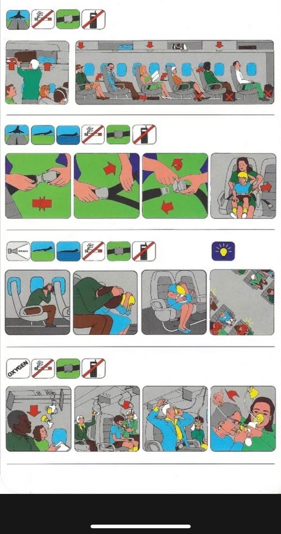 British Airways Concorde Airline Safety Card Issue 5 New unused 1999 Very Rare
