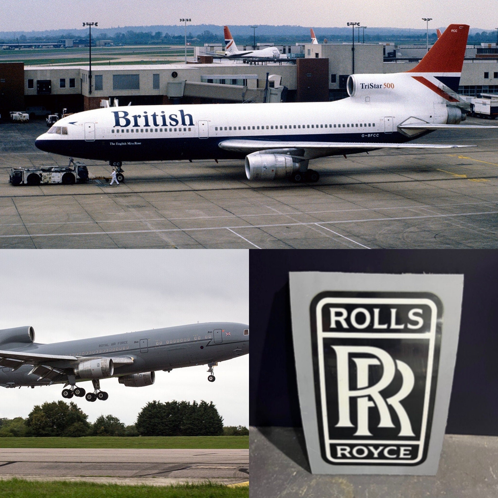 Rolls Royce Jet Engine Logo Cut Out PAN AM British Airways Royal Air Force Airline Aviation Upcycle Boeing Plane Aviator