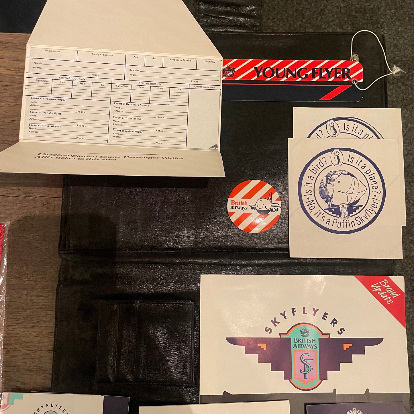 British Airways Young Flyers/skyflyers Memorabilia Very Rare Antique