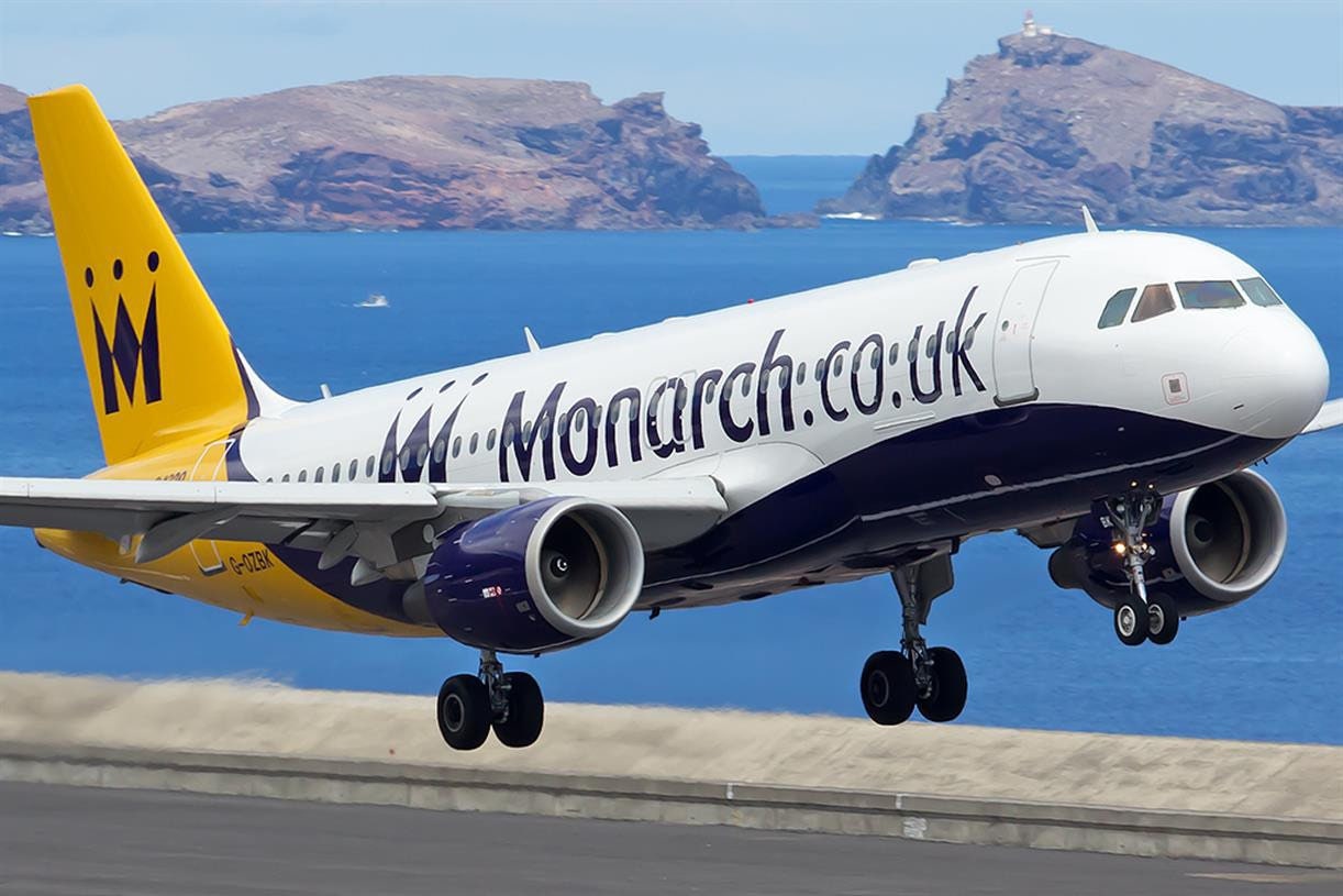 Monarch Airlines Galley Box Airways Plane Box Atlas Storage Side Table Handmade Very Rare
