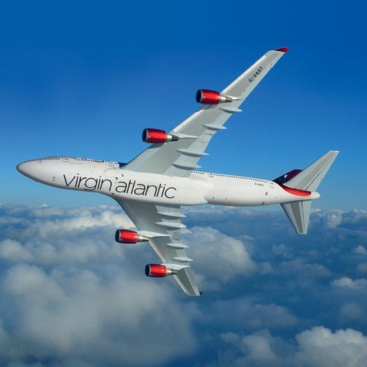 Virgin Atlantic Boeing 747 G-VAST Economy Upcycled Office Desk Chair Captain Officer custom project