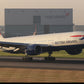 British Airways G-ZZZC Boeing 777 Window fuselage Cut