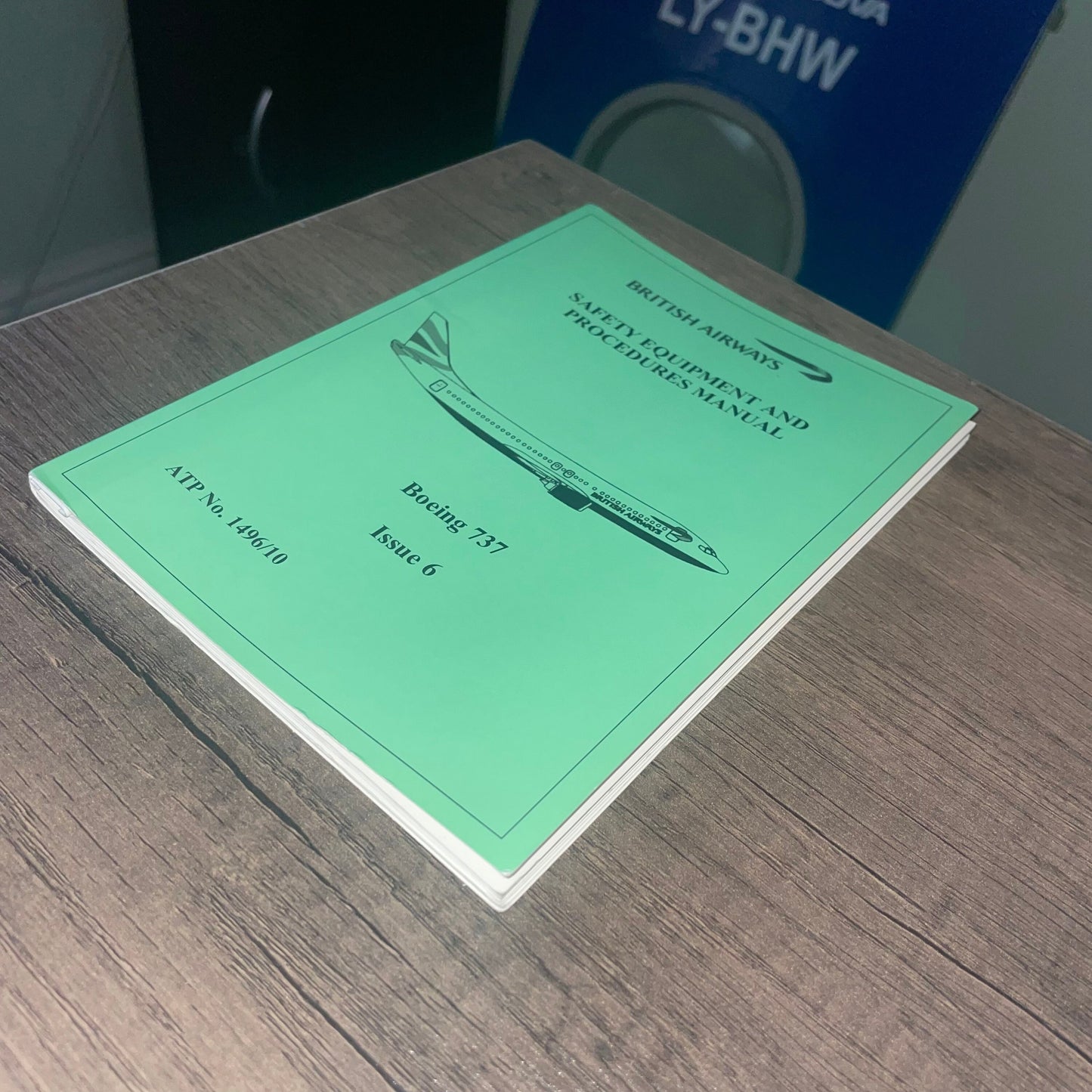 British Airways Boeing 737 Safety Equipment Manual Revision Engineering Training Rare Boeing Collectible Airbus