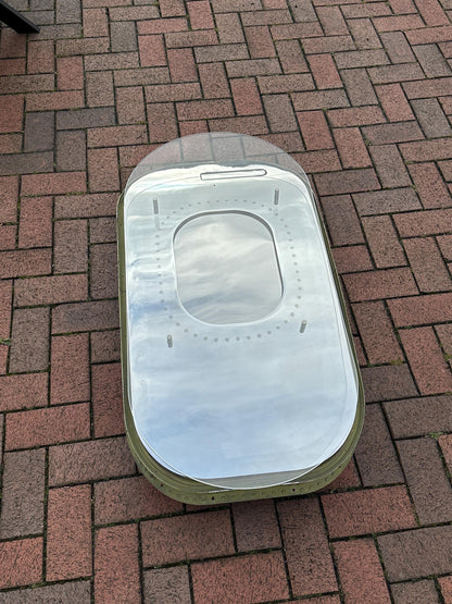 Boeing 717 MD95 Emergency Overwing Exit Door Turkmenistan Airlines Ez-A106 Coffee Table gift Airline Aviation Upcycle mirror Plane Aviator