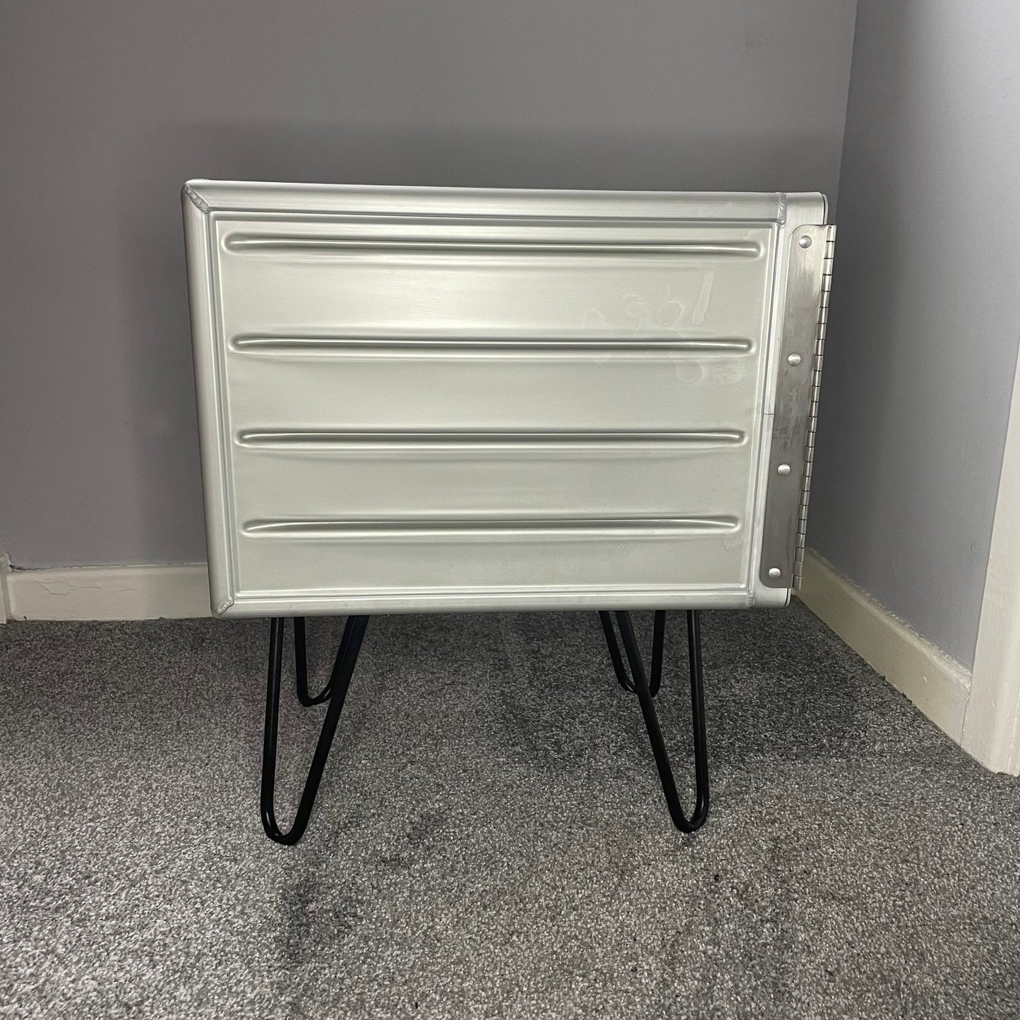 Brand new Galley Box Airline Plane Box Atlas Storage Side Table Handmade With 2 Plastic Airline Drawers