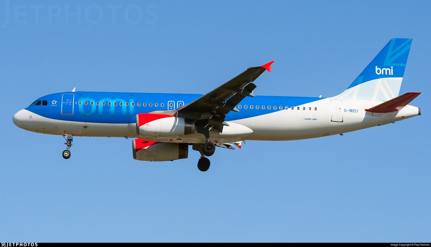 British Airways Airbus A320 G-MIDY Triple Window fuselage Cut Airline Aviation Upcycle Boeing Gift Plane Aircraft Aviator Yl-lcs BMI Baby