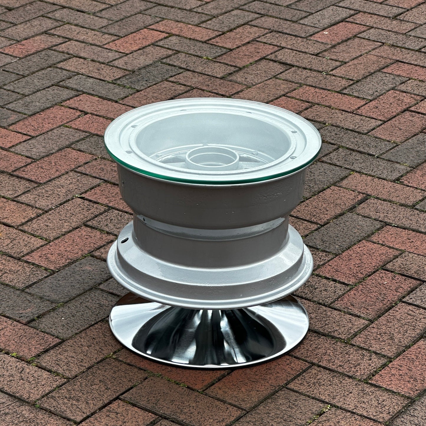 Boeing Stearman / B25/B29 Superfortress Wheel Coffee table Upcycled airbus boeing speedbird concorde raf mod