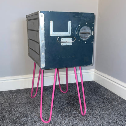 First Choice Airways Galley Box Airline Plane Box Atlas Storage Side Table Handmade Very Rare