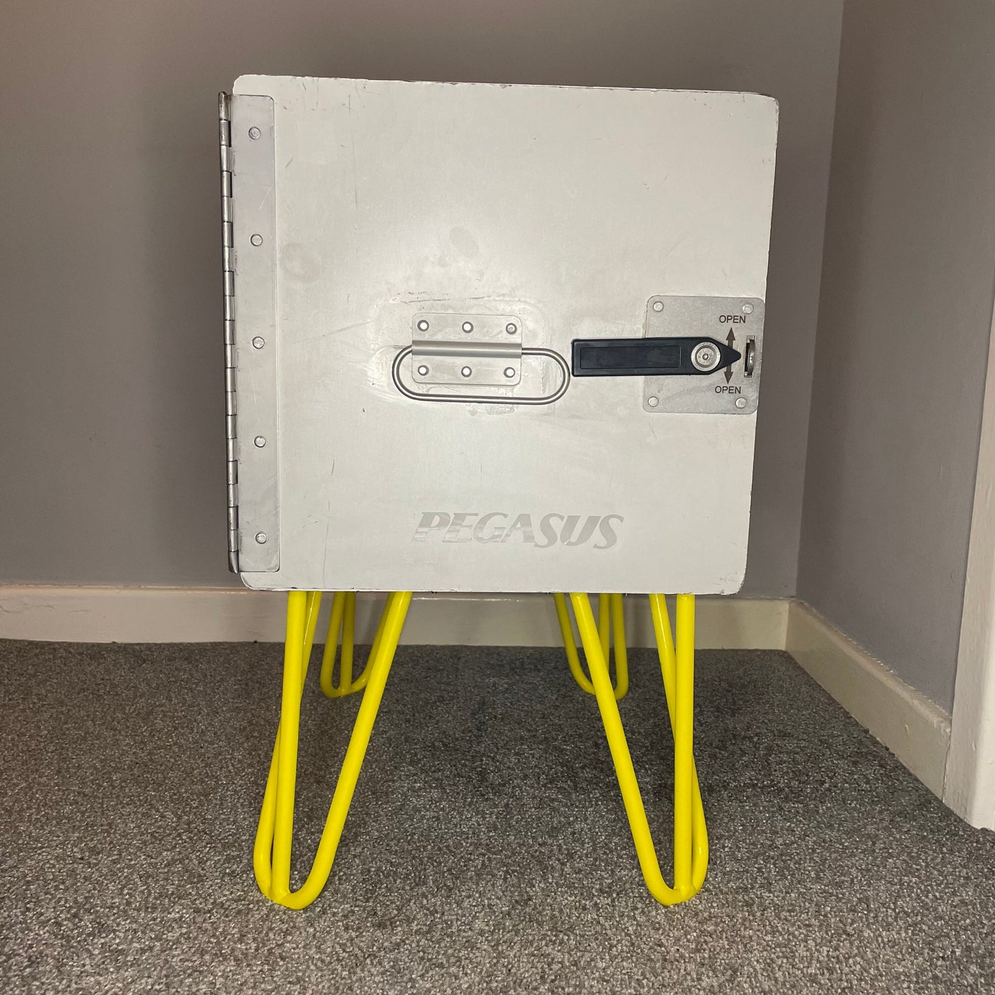 Pegasus Turkish Airlines Galley Box Airline Plane Box Atlas Storage Side Table Handmade Very Rare