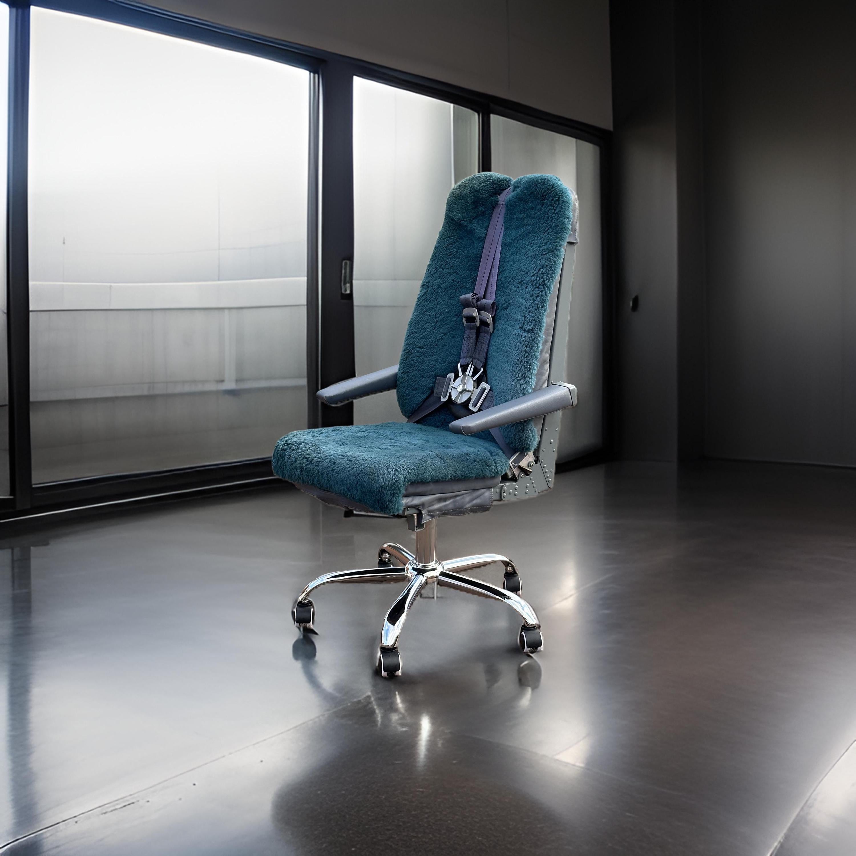 PAN AM N508PA Lockheed L-1011 Tristar Cockpit first second observer Pilot Seat Desk Chair Airline Aviation Upcycle Boeing Plane Aviator Raf