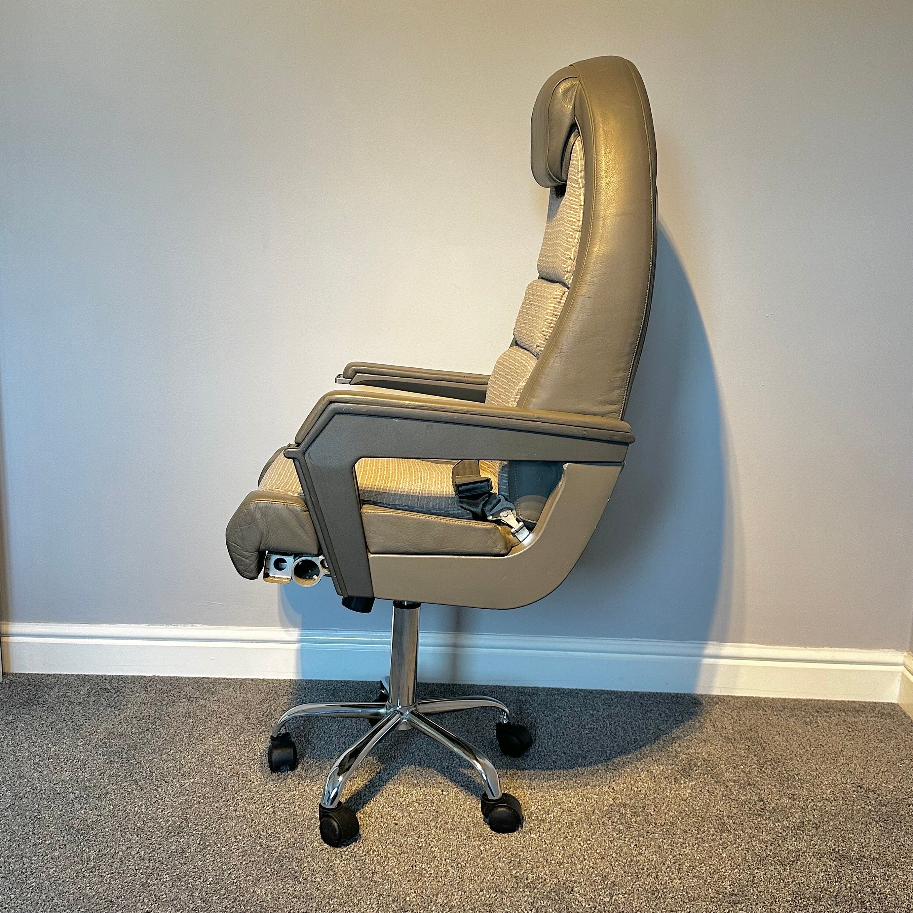 British Airways Concorde Upcycled Office Desk Chair G-BOAC Speedbird