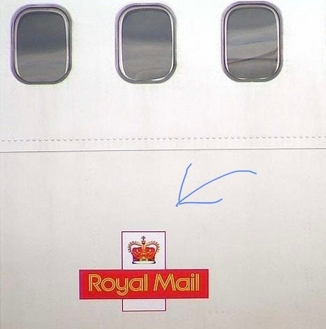 British Airways G-CIVO Boeing 747 Royal Mail Logo fuselage Cut Airline Aviation Upcycle Boeing Gift Plane Aircraft Aviator