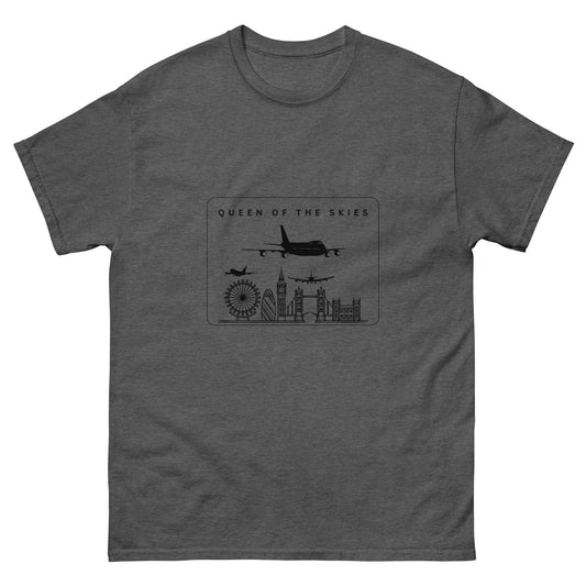 Boeing 747 Queen of the Skies Aviation T-Shirt - Iconic Jumbo Jet Graphic Tee