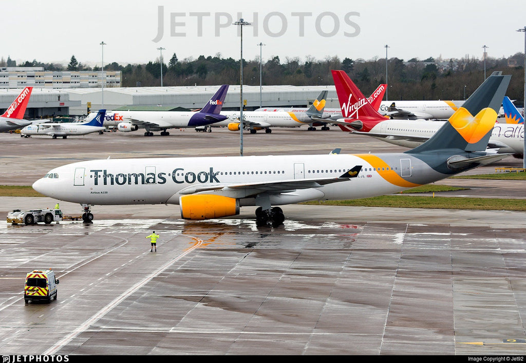 Thomas Cook Airbus A330 G-MLJL upcycled office desk chair Boeing aviator pilot  Flight deck long haul