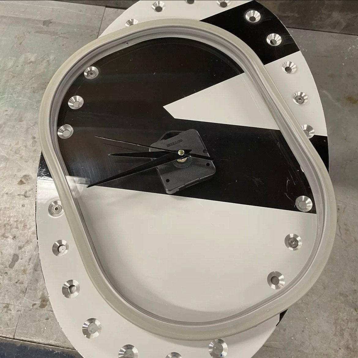 Airbus A320 Clock Window Blank Aviation Man Cave Aircraft Upcycle Gift