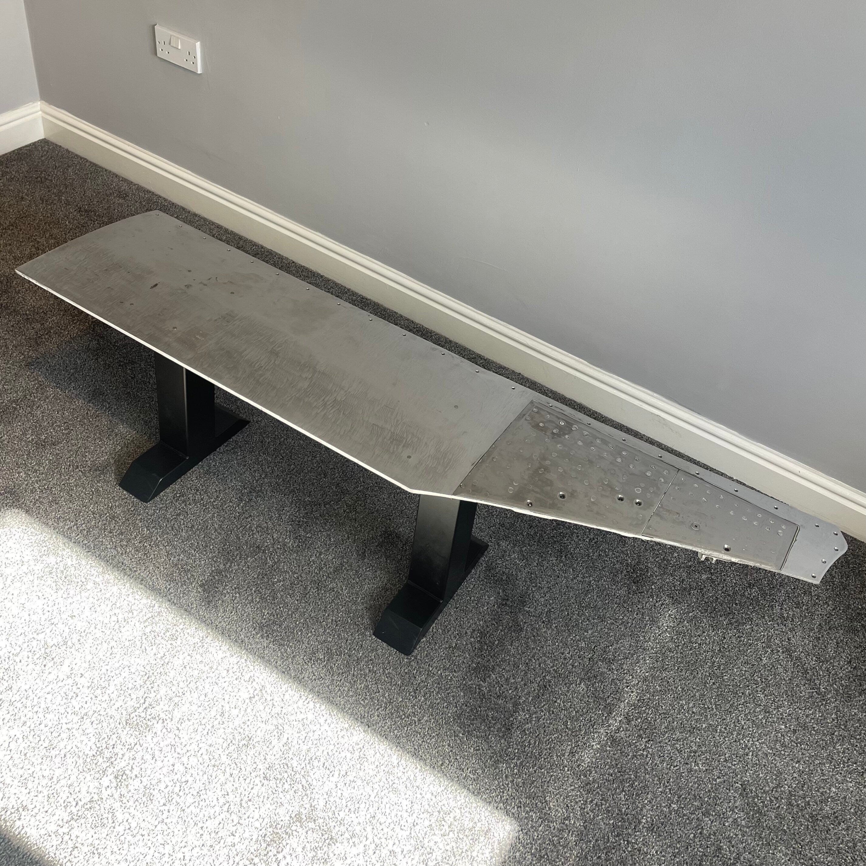Boeing 737-800 / NG Krueger Leading Edge Wing Flap Section Upcycled Bench