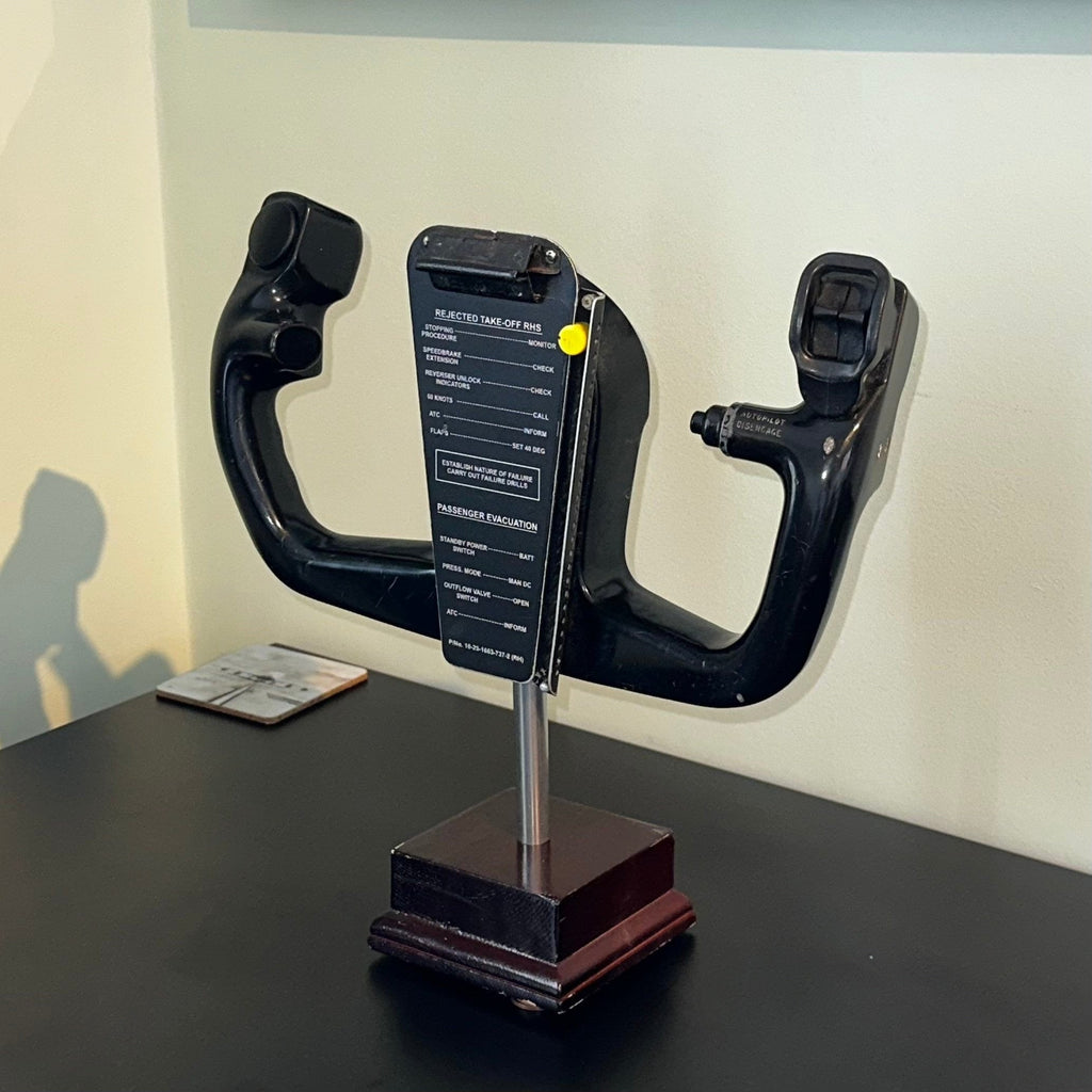 Jet2 G-GDFH Boeing 737 First Officer Control Yoke Airline Aviation Upcycle Boeing Gift Plane Aircraft Aviator