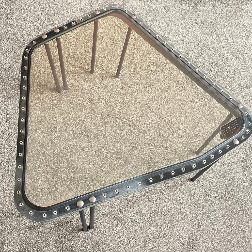 Airbus A320 Cockpit Windscreen Windshield Coffee Table fuselage Airline Aviation Upcycle Boeing Gift Plane Aircraft Aviator Pilot A319