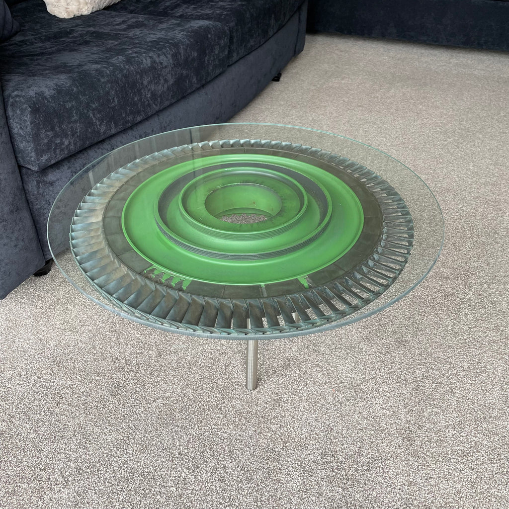 Rolls Royce Sepecat Jaguar Adour 104 Upcycled Coffee/Side Table RAF MOD