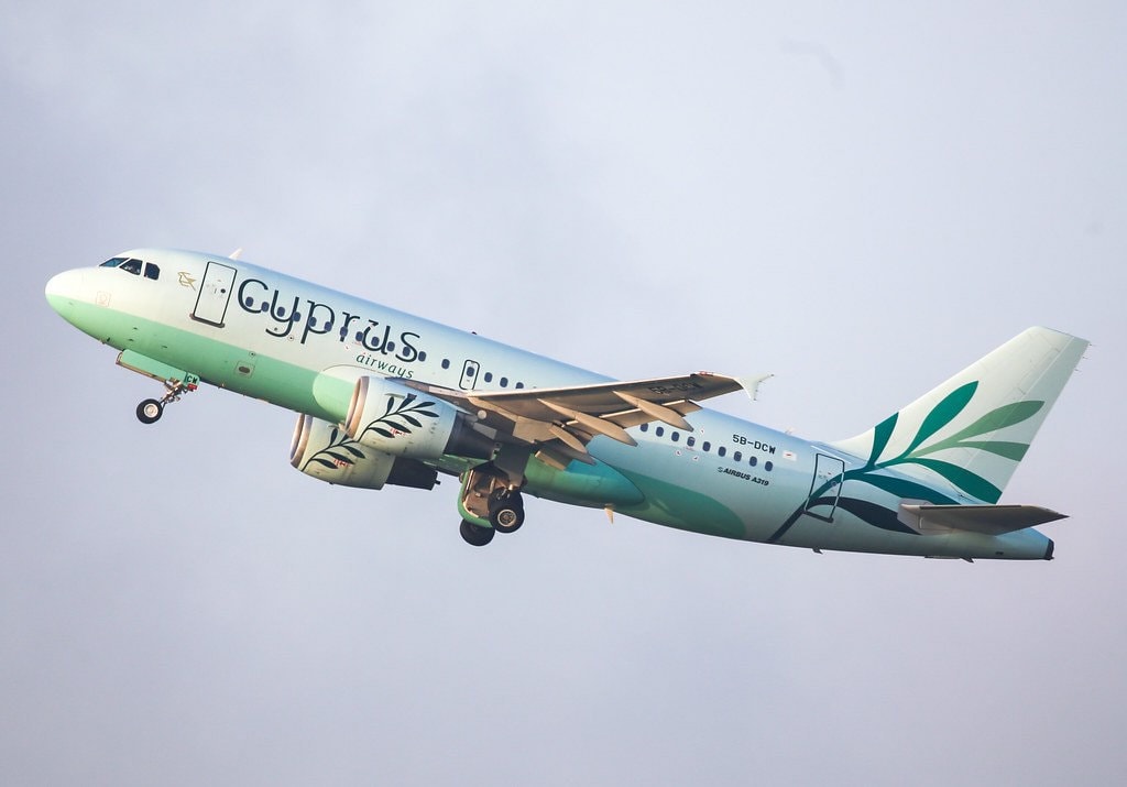Cyprus Airways 5B-DCW A319 Window fuselage Cut Airline Aviation Upcycle Boeing Gift Plane Aircraft Aviator United northwest