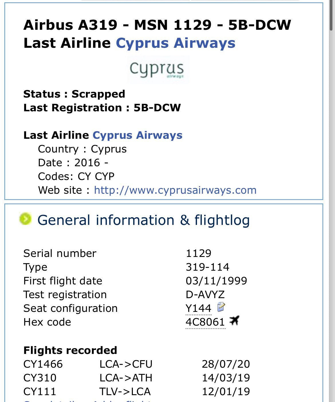 Cyprus Airways 5B-DCW A319 Window fuselage Cut Airline Aviation Upcycle Boeing Gift Plane Aircraft Aviator United northwest