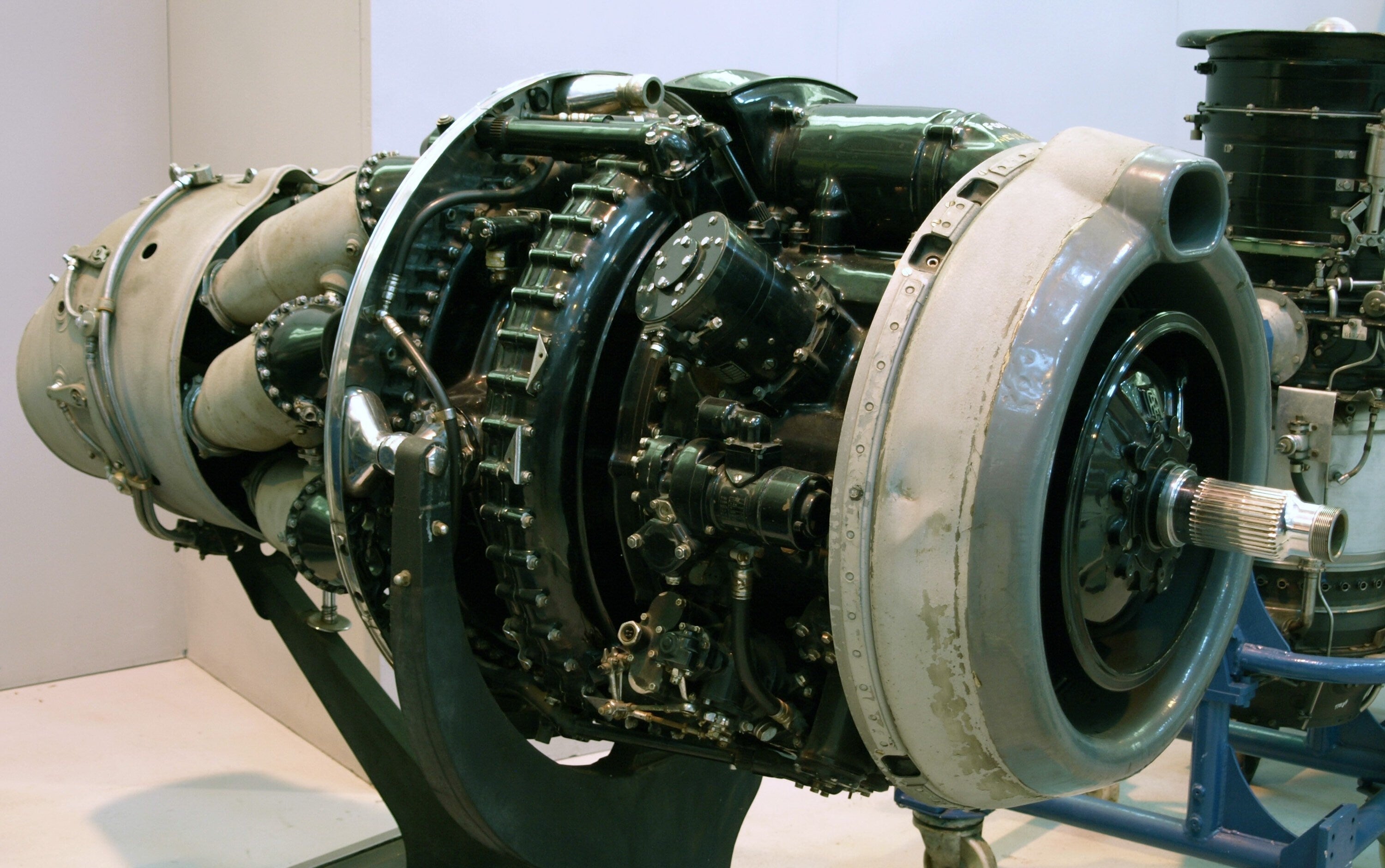 Rolls Royce Dart Jet Engine Cowling Casing Upcycled Coffee/Side Table RAF MOD Viscount Vickers