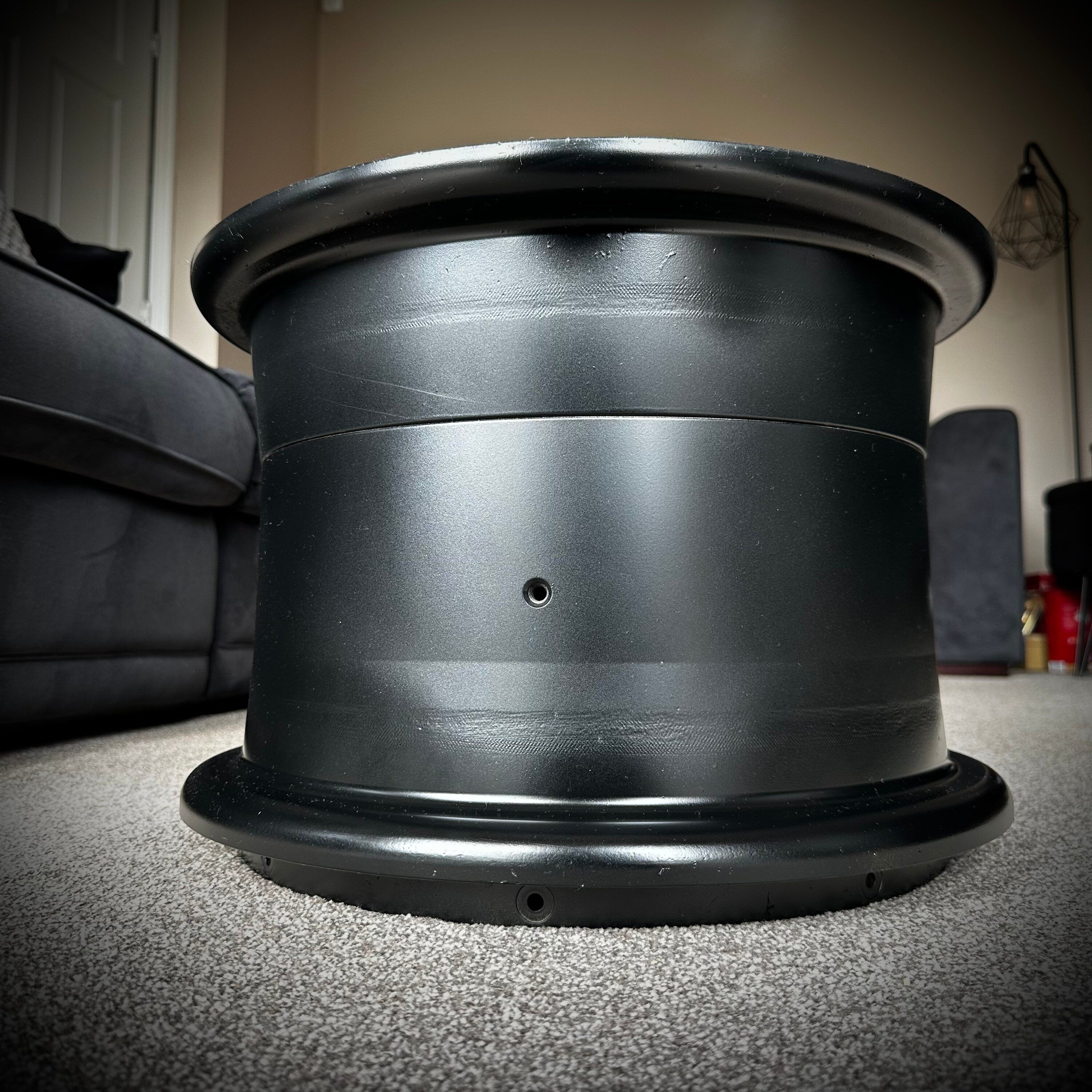 Bae 146 Aircraft Main Wheel Landing Gear Coffee Side Table With Bearings Upcycled airbus boeing speedbird concorde raf mod