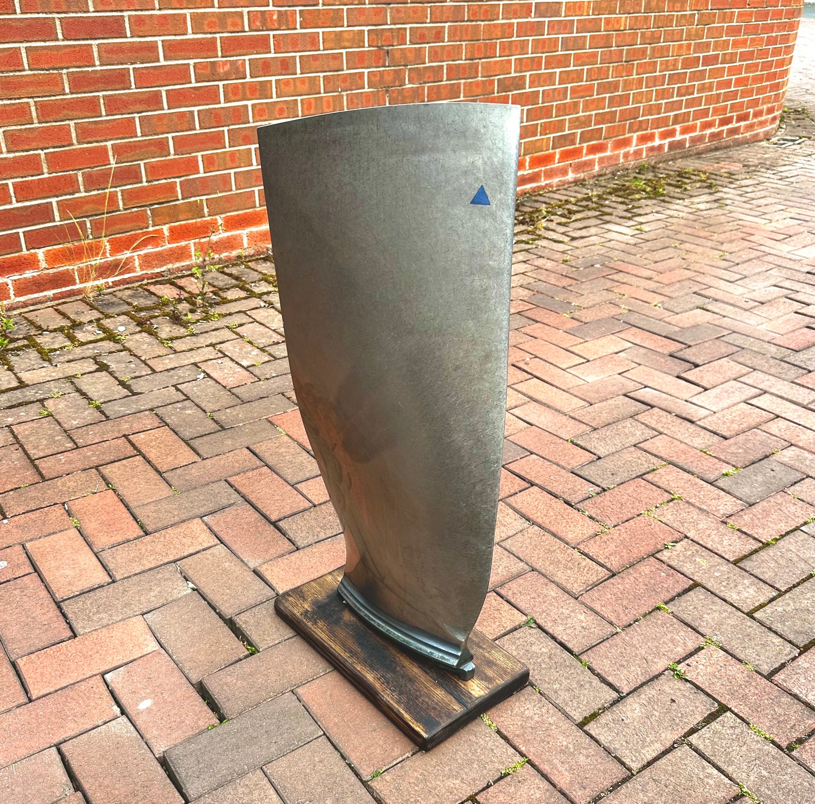 Rolls Royce RB211 Boeing 747 Stage 1 Compressor Engine Blade Mounted Airline Aviation Upcycle Boeing Gift Plane Aircraft Aviator