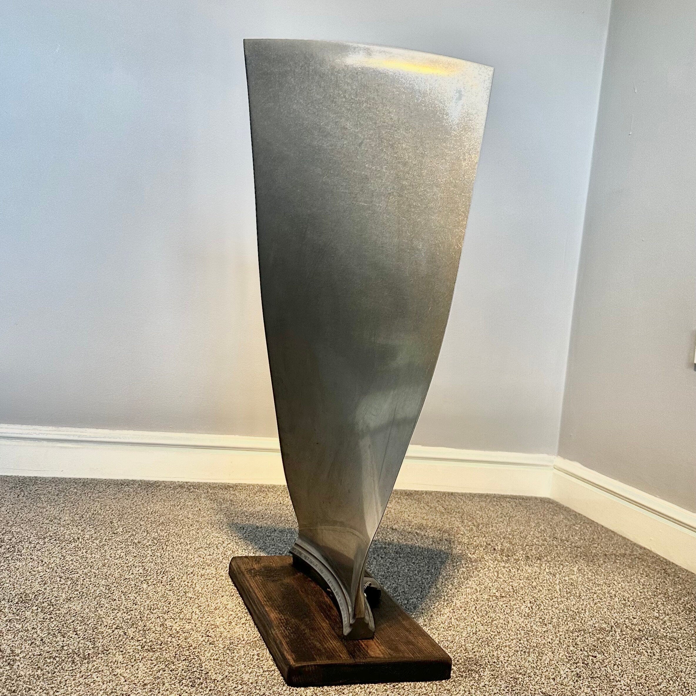 Rolls Royce RB211 Boeing 747 Stage 1 Compressor Engine Blade Mounted Airline Aviation Upcycle Boeing Gift Plane Aircraft Aviator