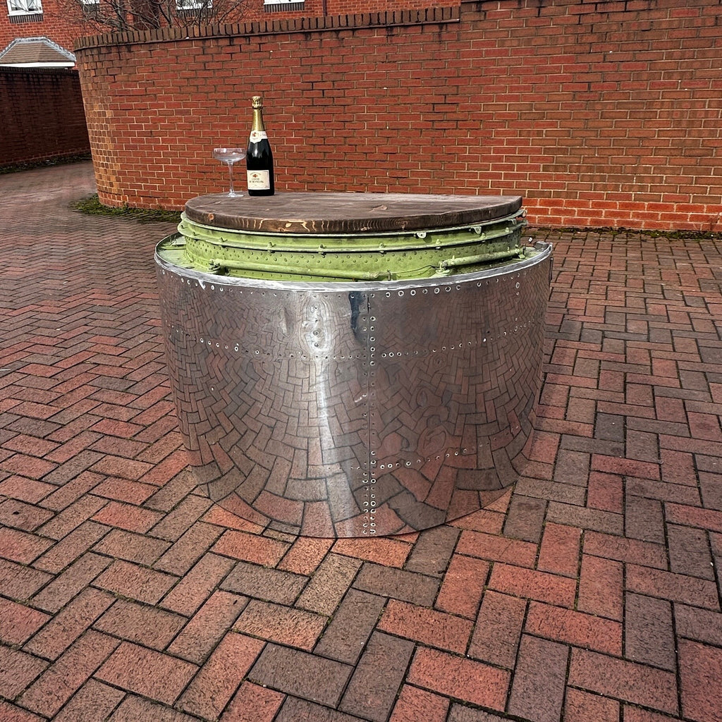 Boeing 737 CFM Leap Engine cowling Upcycled Bar Man Cave Classic Mirror Polished Ryanair Southwest