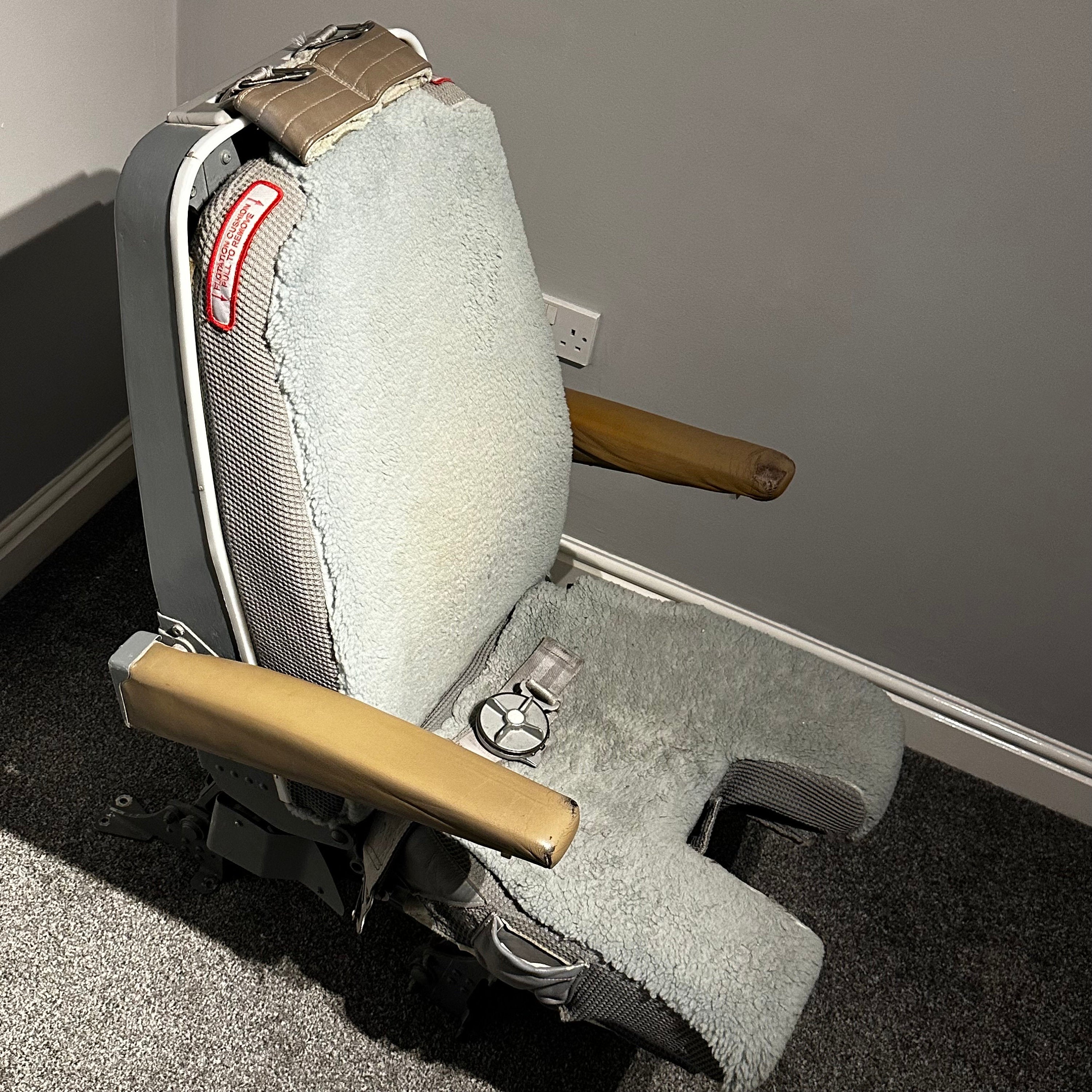 Boeing 737 Weber First Officer Co Pilot Seat Cockpit Upcycled Office Desk Chair Classic Southwest
